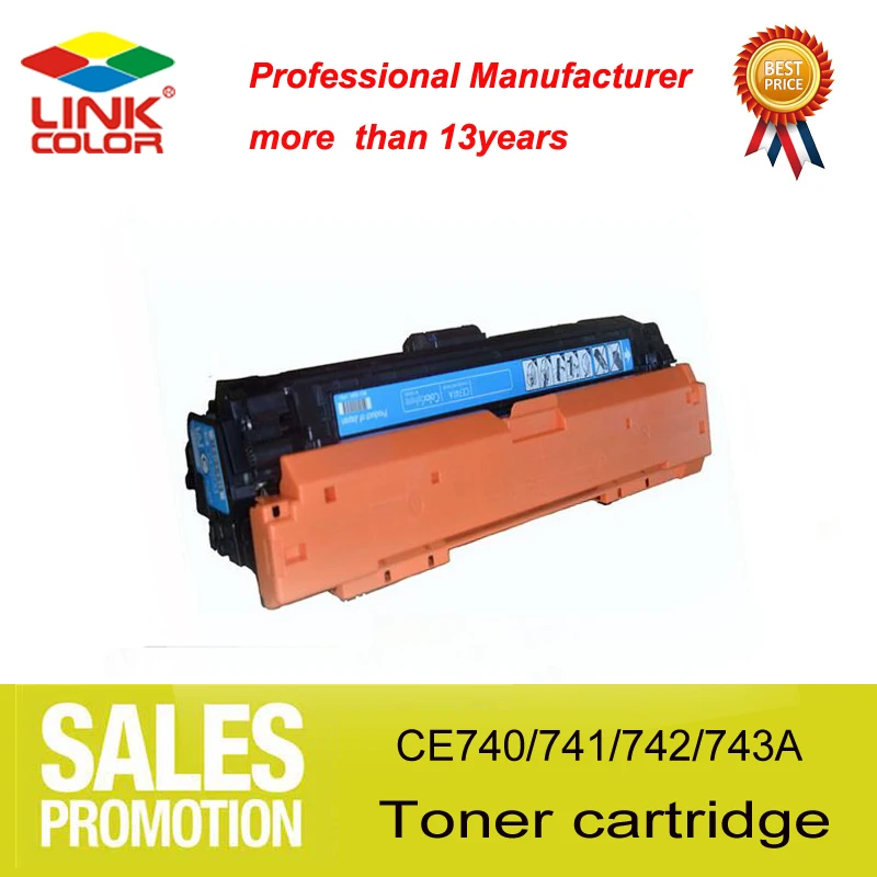 307A 307 CE740A CE741A CE742A CE743A CNLINKCLR лазерный тонер картридж совместимый для HP Color Laserjet