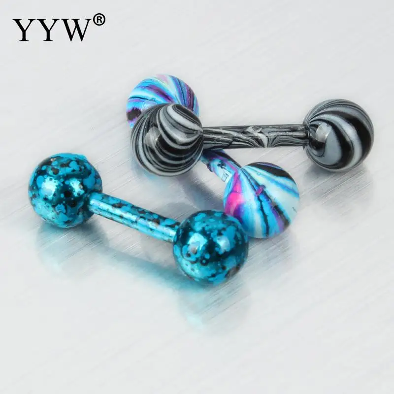 10 шт./лот Пирсинг из нержавеющей стали в стиле панк|tragus helix|fake piercingpiercing earrings |