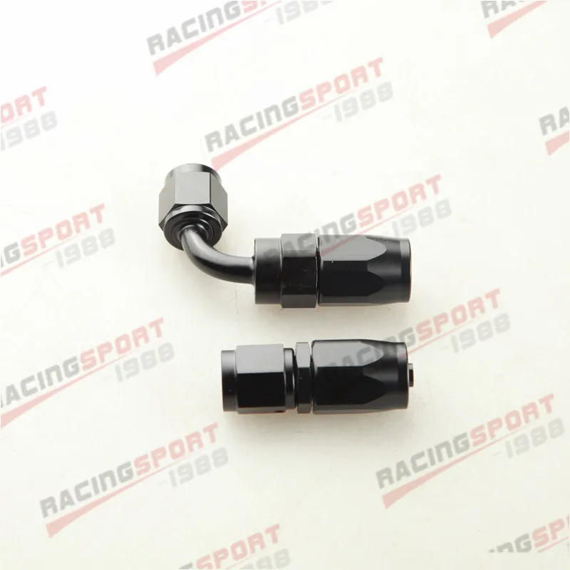 8AN AN8 AN 8 Stainless Steel Braided Oil Fuel Gas Line Hose 3M+Hose End Fitting | Engine