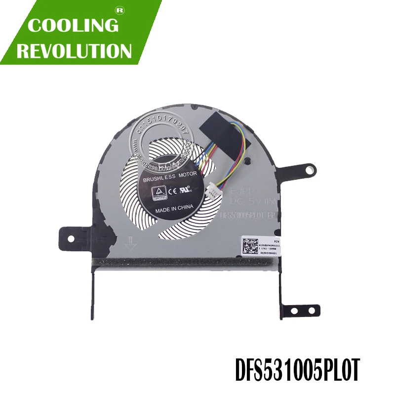 Процессор охлаждающий вентилятор для ASUS S510U X510U X510 DFS531005PL0T fjpp DC 5V 0.5A A13NB0FM0P01211 вентилятор