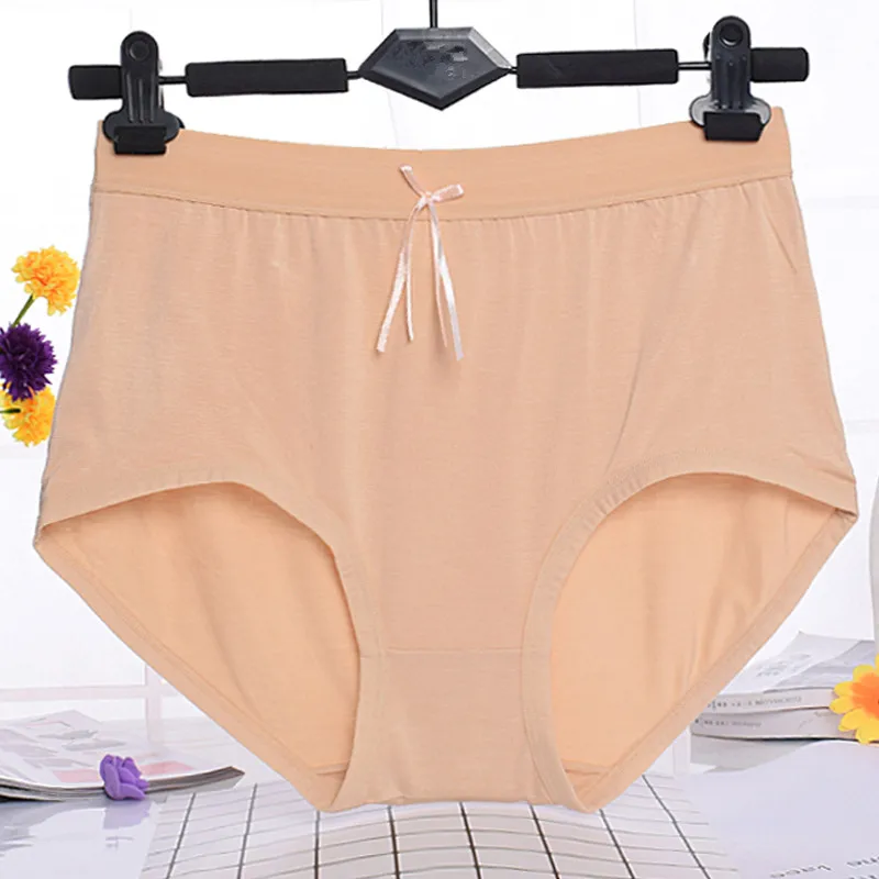 Женские трусы из модала с высокой талией нижнее белье большие размеры 7XL 2
