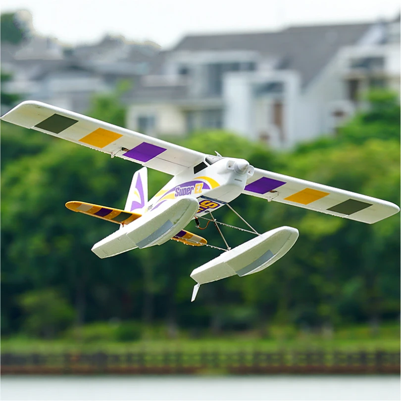 FMS 1220 мм Super EZ V4 тренажер для начинающих RC самолет с гироскопом 4CH 3S поплавки