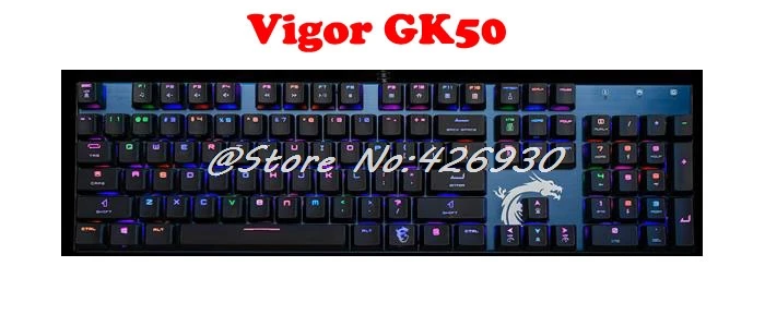 Механическая игровая клавиатура для MSI Vigor GK40 GK50 GK60 GK70 GK80 Cherry MX RGB новый