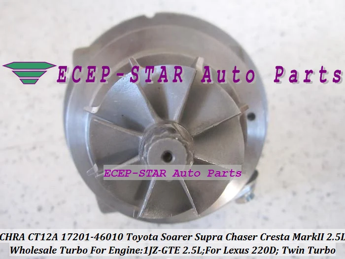 1 двойной турбокартридж CHRA Core CT12A 17201 46010 1720146010 для TOYOTA Soarer Supra Lexus 220D 1JZ GTE 1jzgte л|cartridge