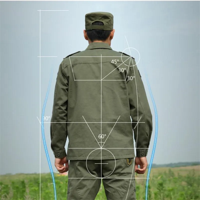 Новинка весна-лето рабочая Военная рубашка мужские повседневные свободные