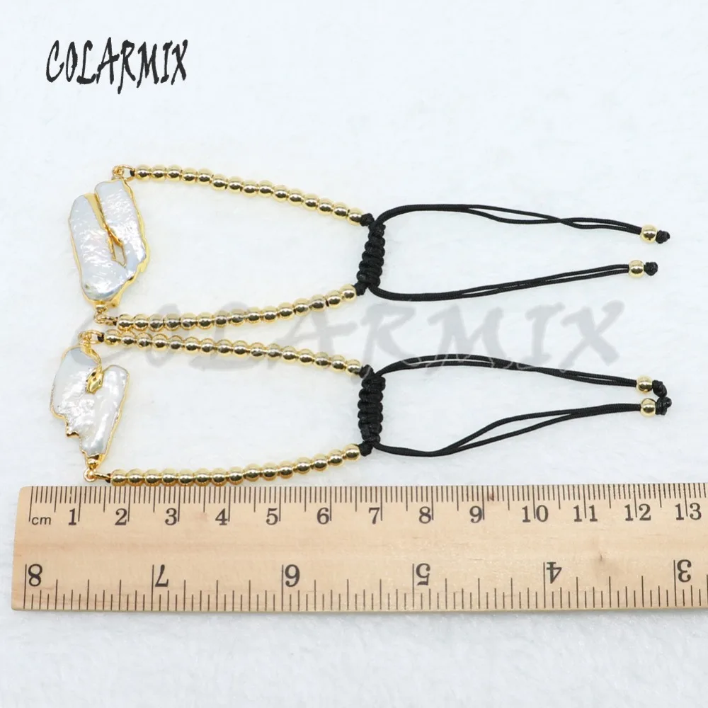 

8 Pcs Mix shape pearls bracelet natural pearls bracelet fashion jewelry Bracelet Gems jewelry Gift for women 4862