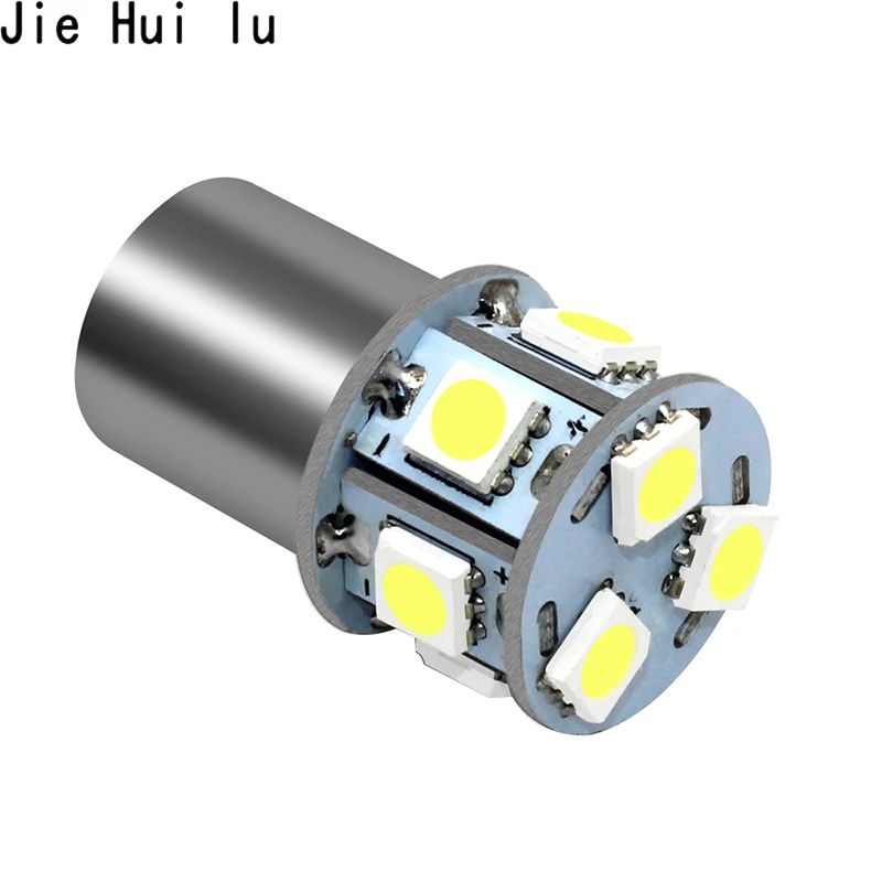 BA15S 1156 1157 Bay15d Автомобильный светодиодный 150 градусов 12V 24V 5050 9 SMD 180LM лампы фары