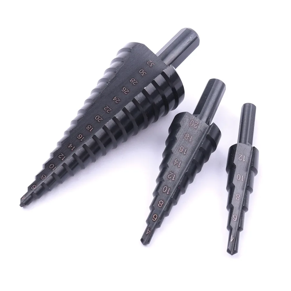 1 шт. ступенчатое сверло из быстрорежущей стали 4 12 мм 20 32 мм|step drill|step drill bitdrill bit |