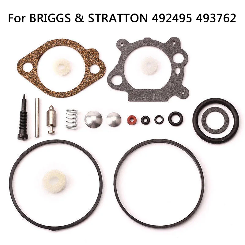 Набор для Ремонта Карбюратора детали двигателей BRIGGS &amp STRATTON косилка 493762 QUANTUM 19 шт.