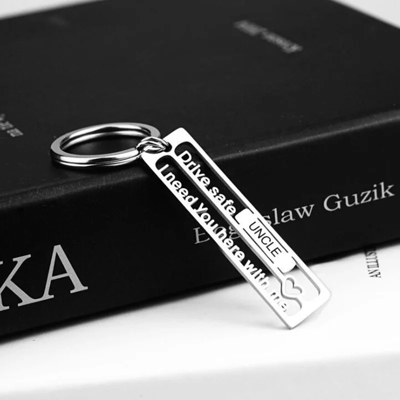 2 шт. брелок для ключей из нержавеющей стали с вырезами|Брелоки| |