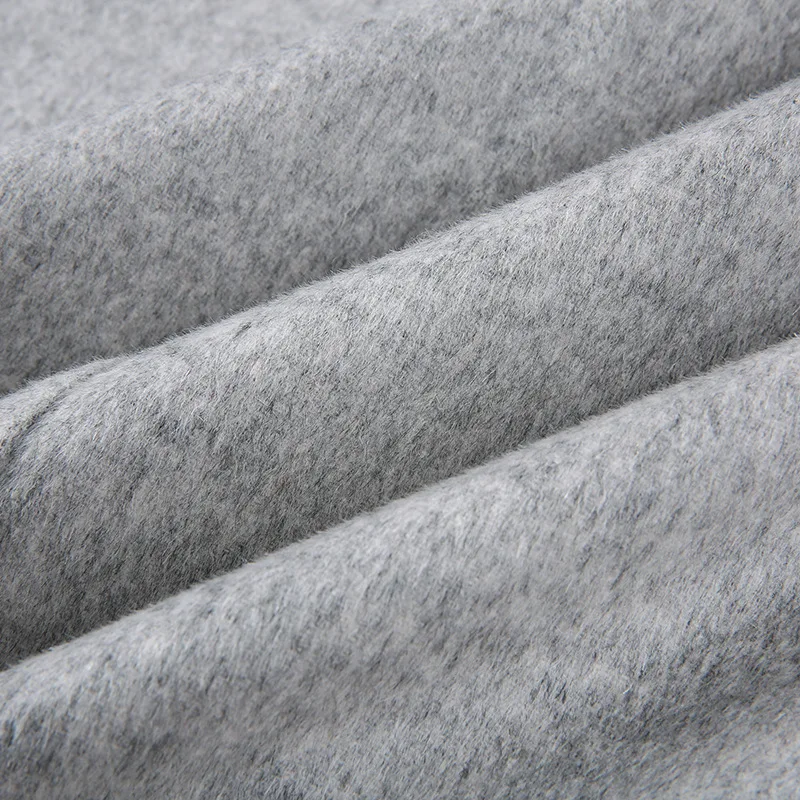 

Autumn and Winter Women's New Europe&America Duplex Cashmere Coat Warm Lapel Long Woolen Jacket High Quality Wool Lady Fashion