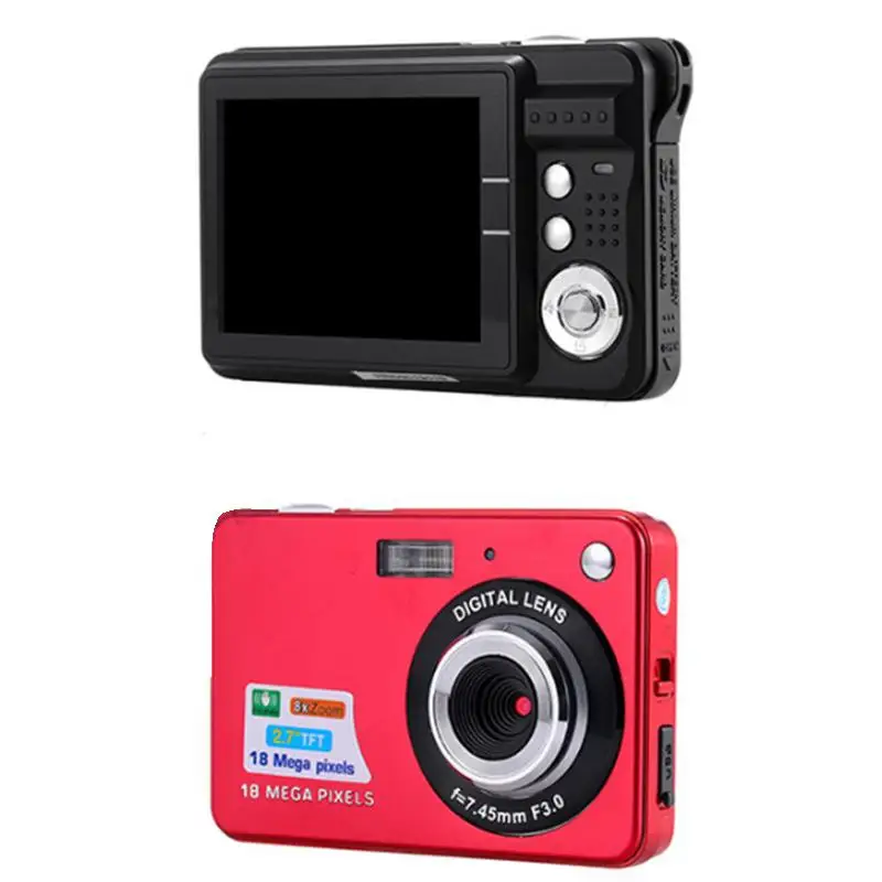 2," TFT lcd дисплей 18MP 720P 8x Zoom HD Цифровая камера Анти-встряхивание видеокамера CMOS 18 миллионов пикселей черная вилка США