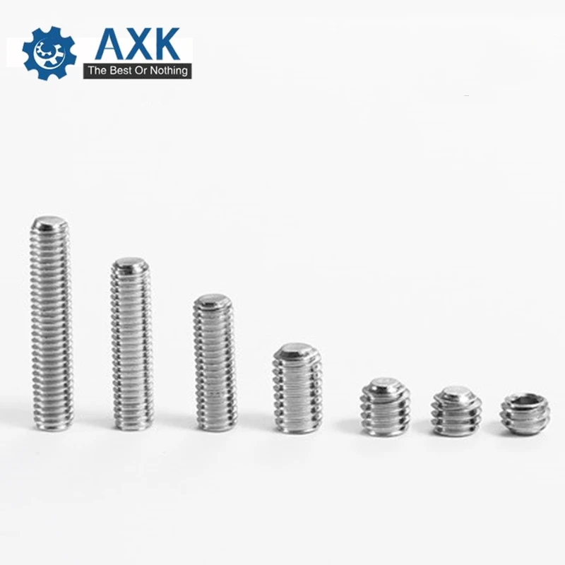 

Socket Set Screw Stainless Steel 100pcs/lot M1.6 Hex Din916 Stainlness High Quality Service Electrical *2/2.5/3/4/5/6/8 With