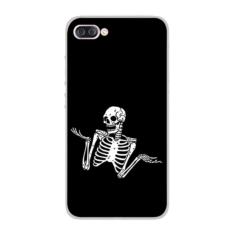 ciciber Phone Cases For ASUS Zenfone 4 Max Plus Pro Live 3 GO Case Back Cover ZC520KL ZB501KL ZC554KL ZB500KL Human Skeleton |