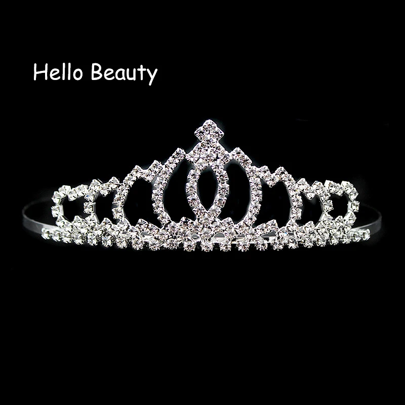 Новая Винтажная тиара принцессы для выпускного вечера Хрустальная свадебная
