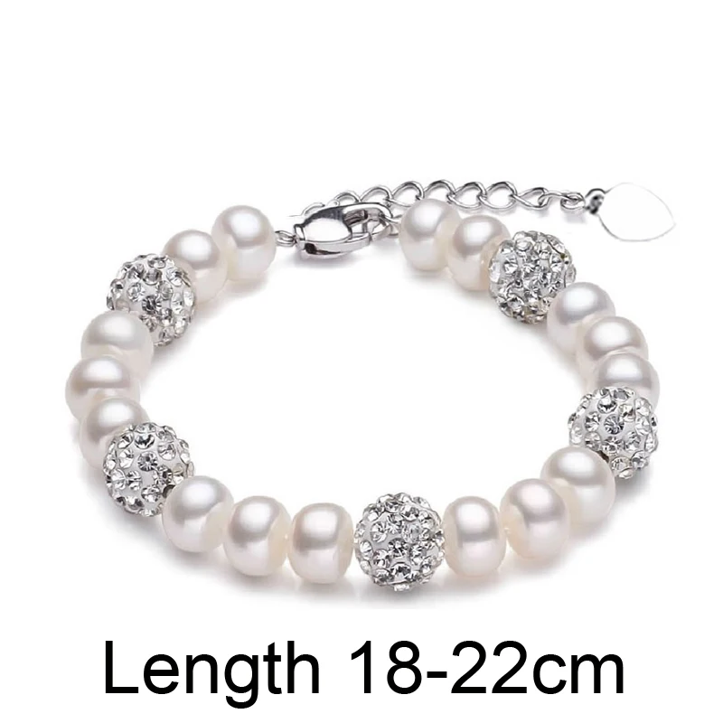 bracelet Настоящие красивые модные женские жемчужные ожерелья, красивый юбилейный натуральный пресноводный браслет, серьги, жемчужные ювелирные наборы - Цвет камня: bracelet