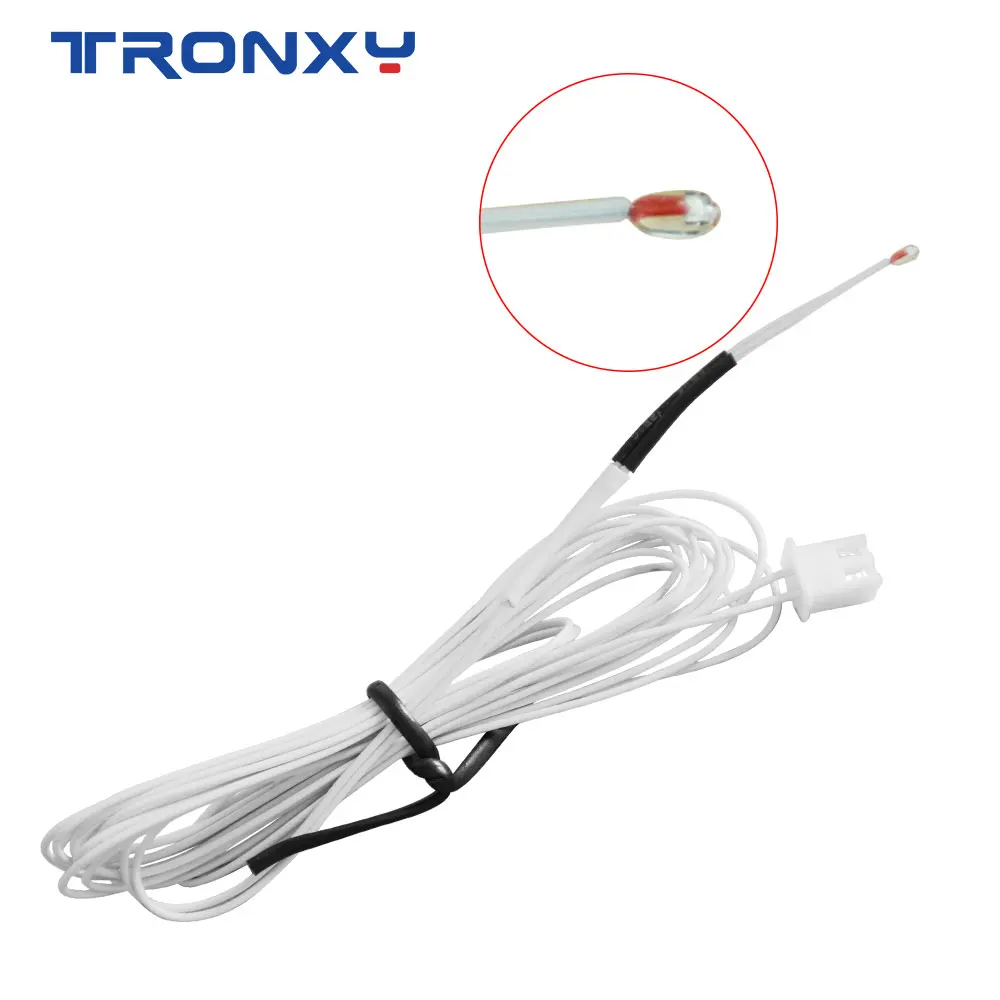 Tronxy 5 шт. 100k Ом NTC 3950 Термисторы с температурным датчиком клеммный кабель для