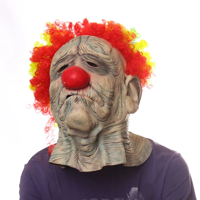 

Бесплатная доставка, новинка 2015, Высококачественная маска на Хэллоуин, COS маска клоуна для ролевых игр, реквизит для вечерние из латекса