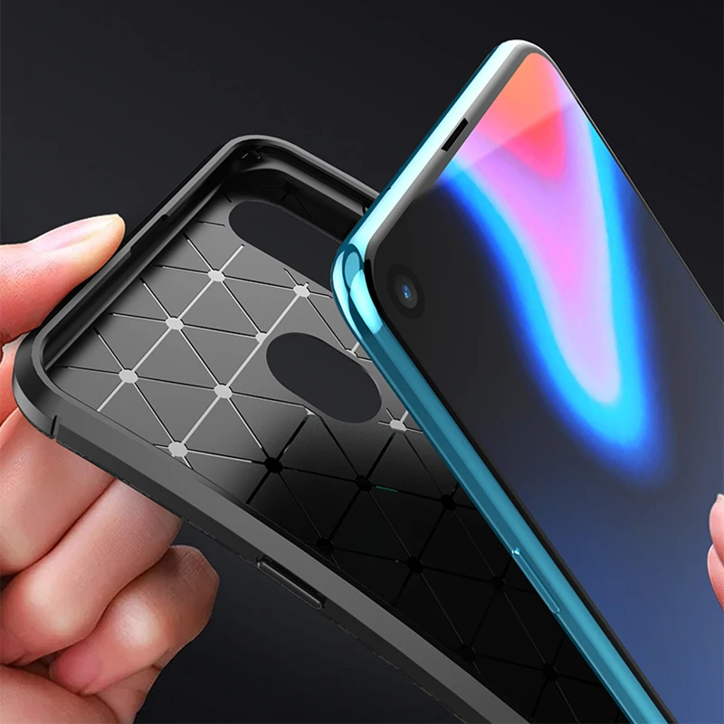 Чехол из углеродного волокна для Samsung Galaxy A9 Pro 2019 G887FD G887N тонкий прочный