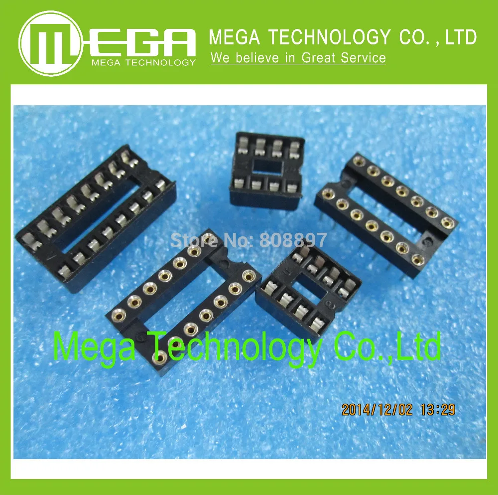 

100pcs 28 Pin DIP SIP IC Sockets Adaptor Solder Type Narrow