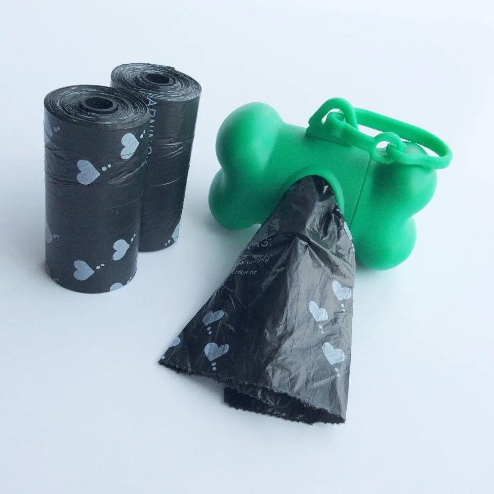1 шт. биоразлагаемые мешки для отходов собак 3 рулона|biodegradable dog waste bags|dog bagwaste bag |
