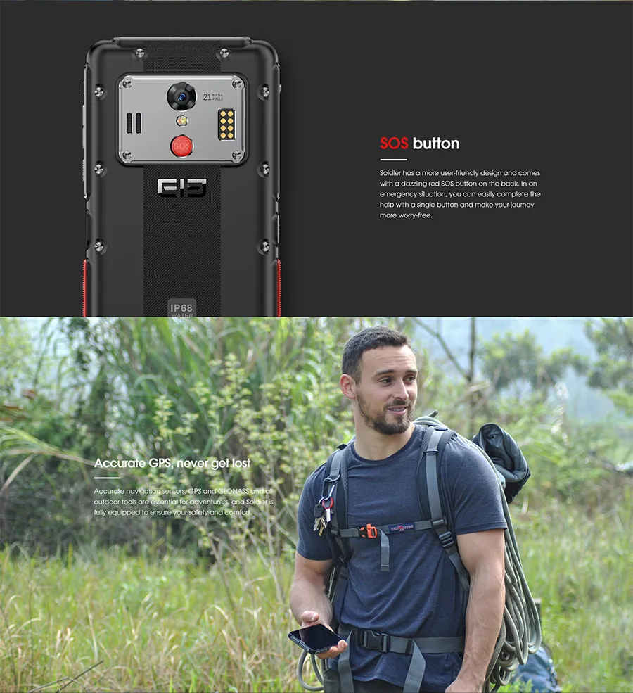 Elephone Soldier 5,5 ''Android 8,0 смартфон 4 Гб 128 ГБ MTKX25 Deca core 16:9 полноэкранный 5000 мАч мобильный телефон с боковым отпечатком пальца