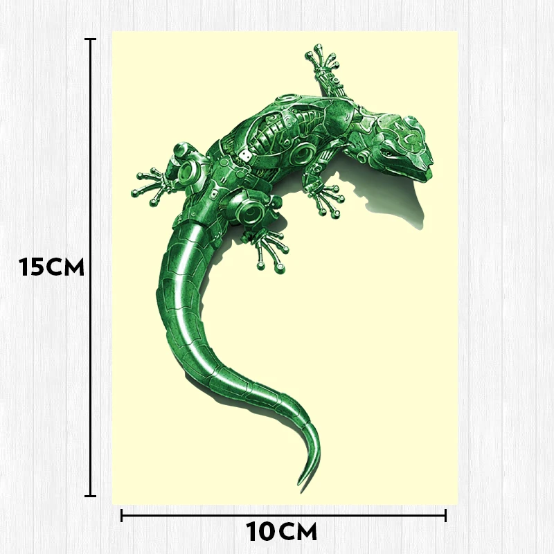 Автостайлинг Aliauto механическая забавная Автомобильная наклейка Gecko