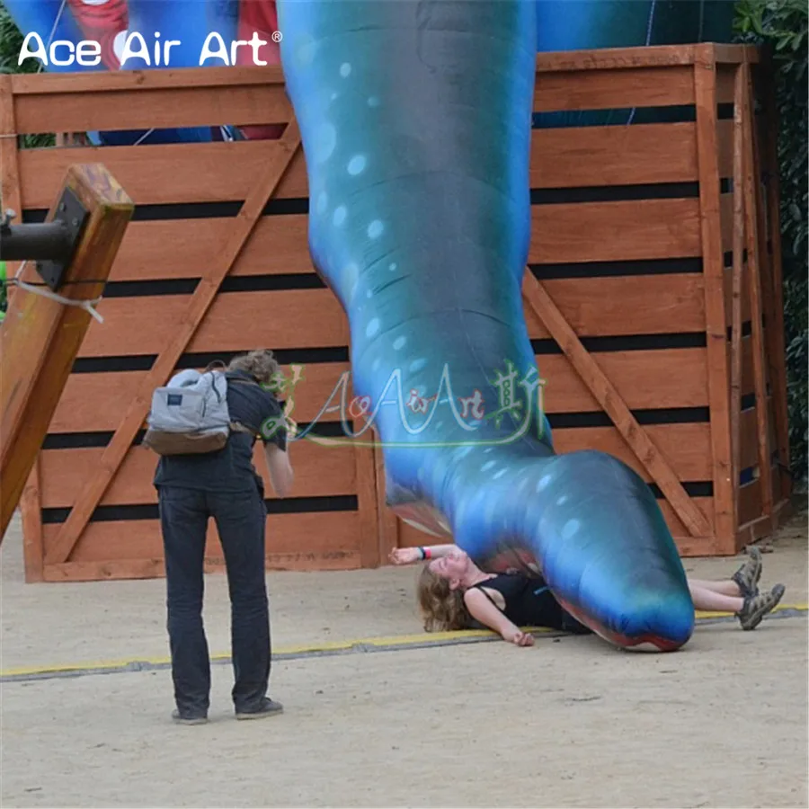 Art show decoration inflatable octopus model Printing Octopus sea monster with 3 legs and blower for sale | Игрушки и хобби