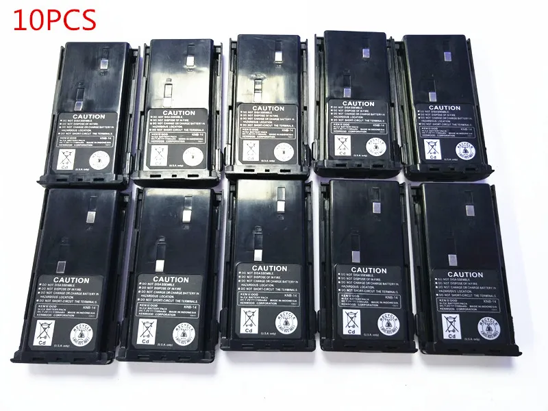 10 шт. KNB-14 Батарея Оболочка Чехол пакет для Kenwood Портативный двухстороннее радио TK-2107 TK-2107G TK-2100 TK-2102 TK-3102 иди и болтай Walkie Talkie