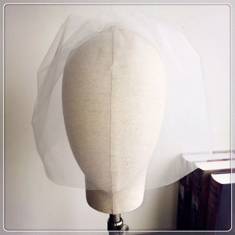 SLBRIDAL двухслойная свадебная фата с расчески цвета слоновой кости Свадебная