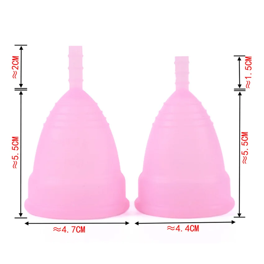

1PC Hot Sale Menstrual Cup For Women Hygiene Medical 100% Silicone Cup Menstrual Reusable Lady Cup Copa Menstrual Than Pads