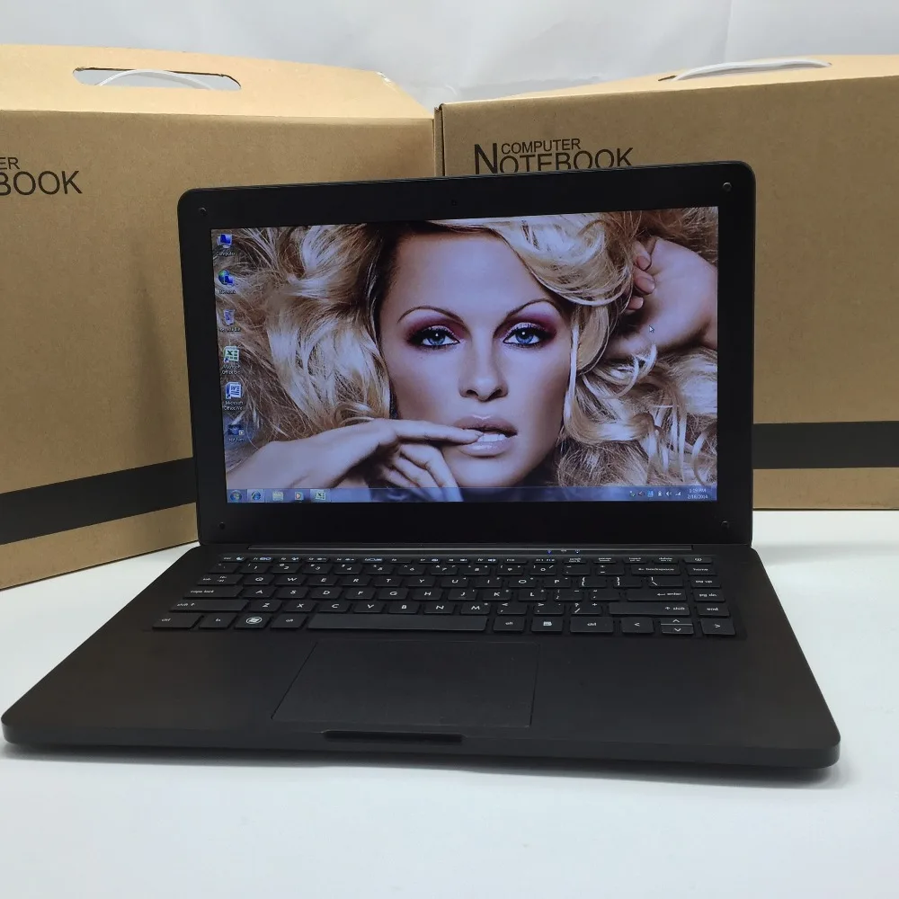 Ноутбук 13 3 дюйма Intel J1900 windows 7/8/10 8 ГБ + 500 64 Гб SSD четырехъядерный USB3.0 * 1 USB2.0