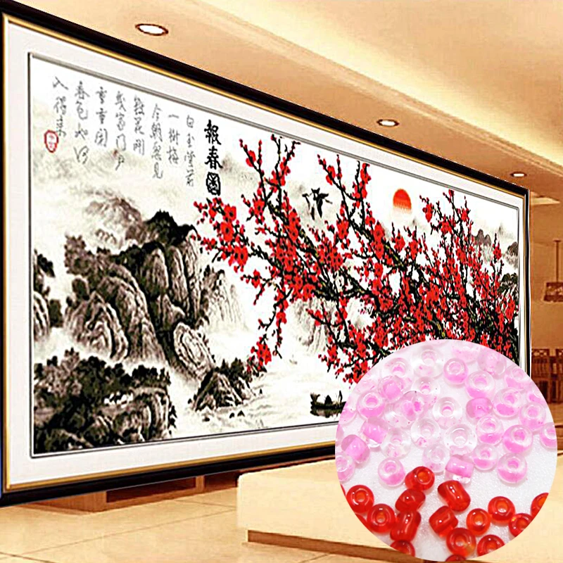 Рукоделие DIY Вышивка бисером вышивка стежком бриллиант точная - Цена: 11 283,37 руб.