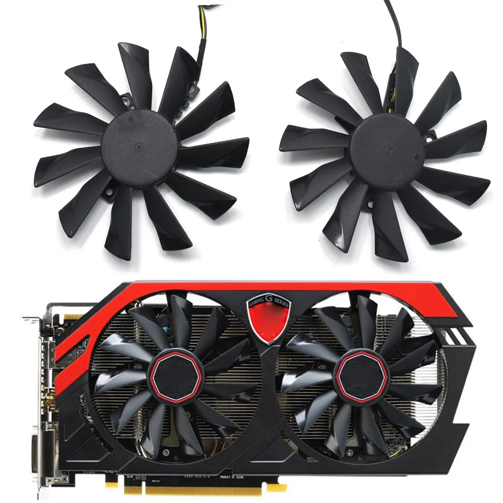 95 мм PLD10010S12HH PLD10010B12HH GTX660Ti вентилятор для MSI Geforce GTX780Ti/780/750Ti R9 270X 280X 290 290X Twin Frozr B