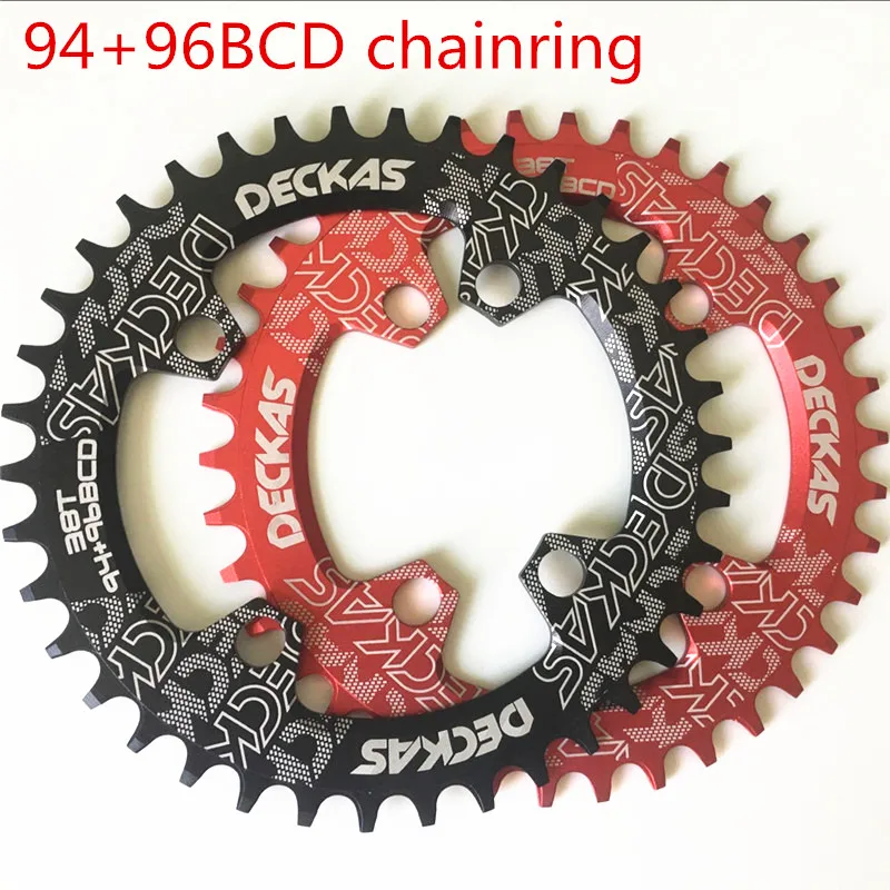 Deckas круглая/Овальная 94 + 96BCD 32/34/36/38 MTB mountain 96 мм велосипедная Экипировка для