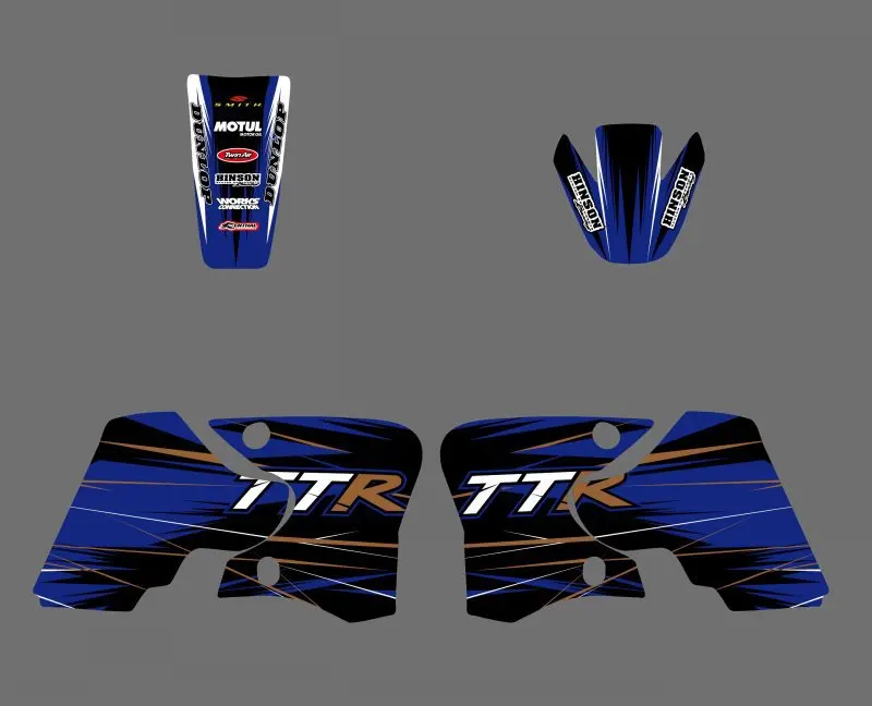 0565 новый стиль команда графики и фоны наклейки Стикеры наборы для Yamaha TTR90 TTR 90 2000