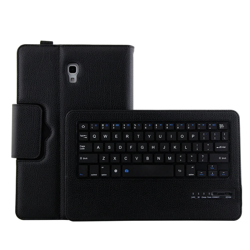 Черный чехол с клавиатурой для Samsung Galaxy Tab A 10 5 2018 модель Sm T590/T595/T597 тонкий корпус