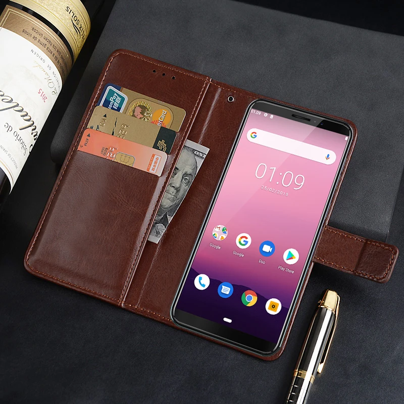 Кожаный флип-чехол для Cubot J5 чехол из искусственной кожи защитный телефона с