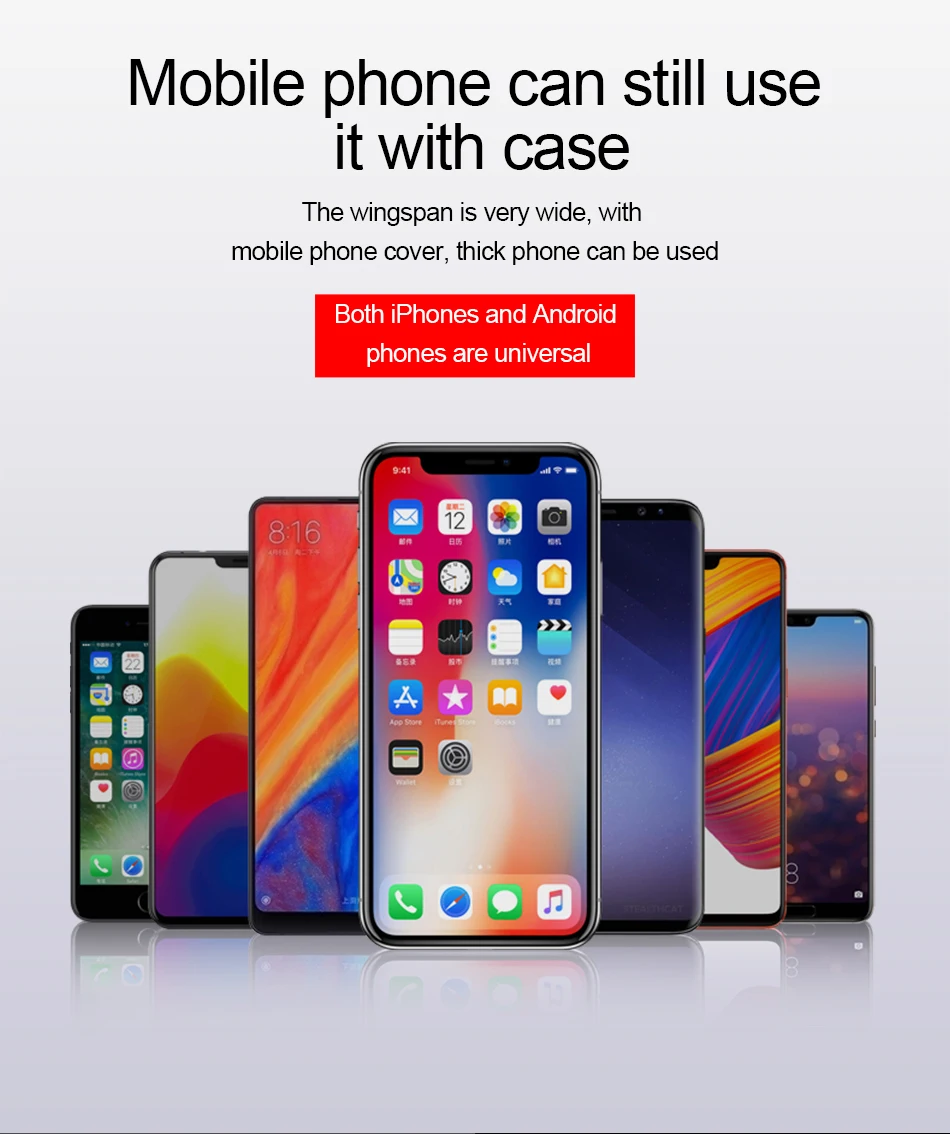 Baseus Универсальный Автомобильный держатель для телефона для iPhone 11 Pro samsung huawei держатель на вентиляционное отверстие автомобиля металлический гравитационный держатель для мобильного телефона