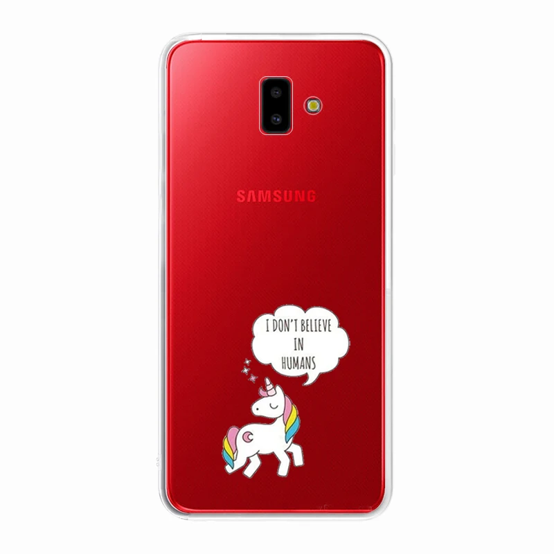 Мягкий силиконовый прозрачный ТПУ чехол для Samsung Galaxy J6 Plus J4 J7 J5 J3 2017 Прочный с