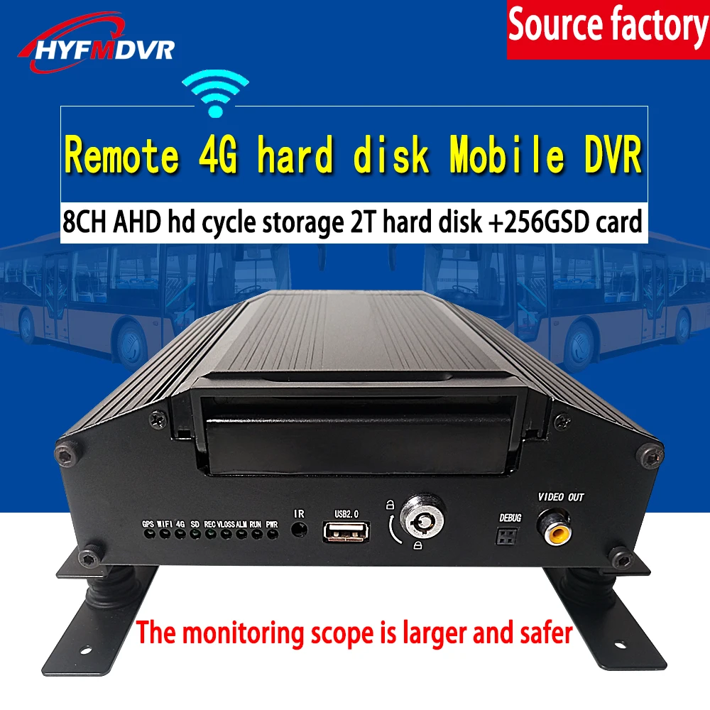 Итальянский жесткий диск AHD 8CH 4G GPS MDVR SD карта 24 в широкий диапазон напряжения