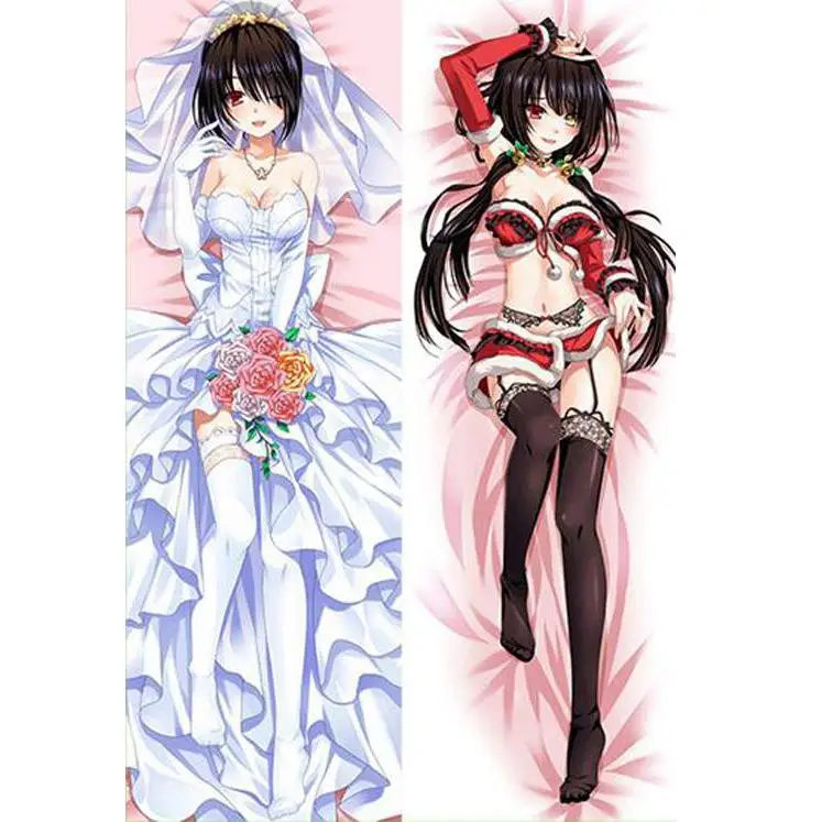 Японский 3D двусторонний аниме Дата A Live 2 kurumi Tokisaki Otaku Dakimakura подарки постельные