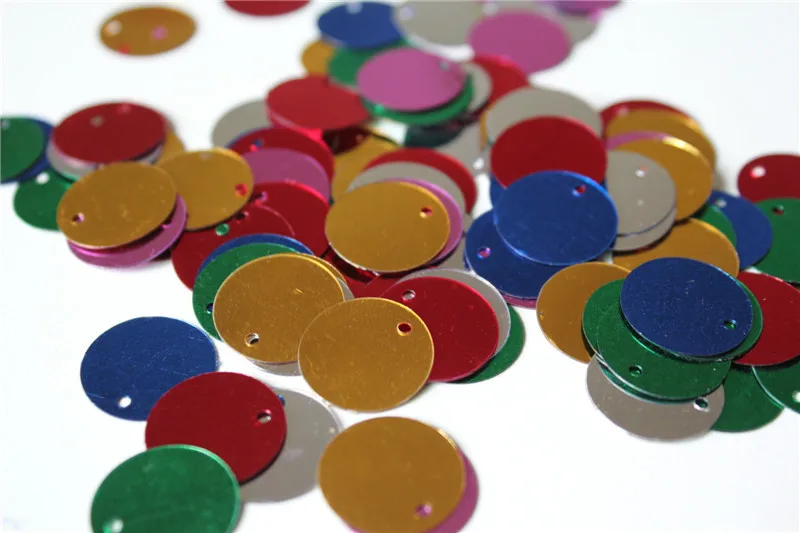 

Sequins Multi-Colored 18mm Paillettes