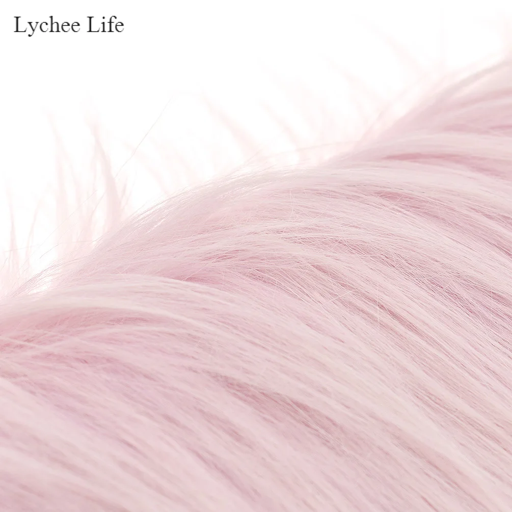 Lychee Life 50x80 см искусственный Лисий мех длинный ворс плюшевая ткань для одежды