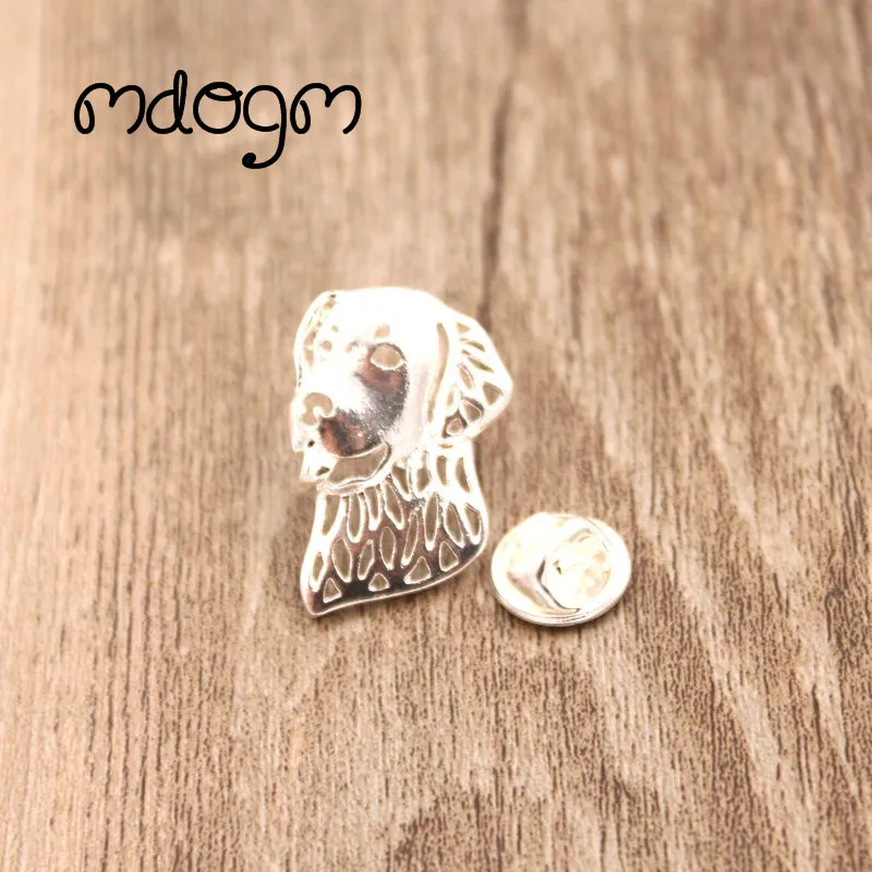 Mdogm Золотая брошь с ретривером и булавки ювелирное изделие костюм одежда для сна