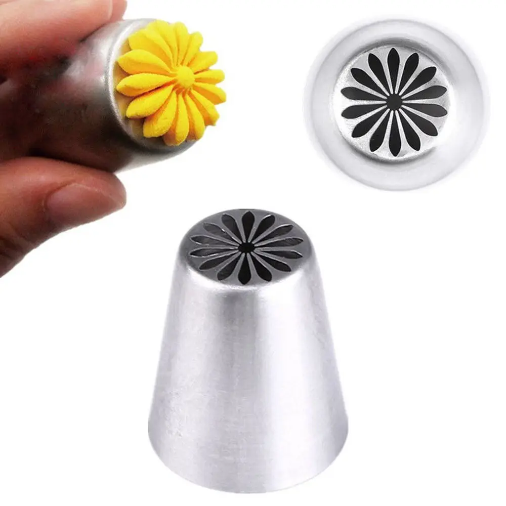 

Russian Tulip Icing Piping Nozzles Cake Decoration Tips Baking Pastry Tools DIY Sugarcraft Cupcake Dessert Decorators