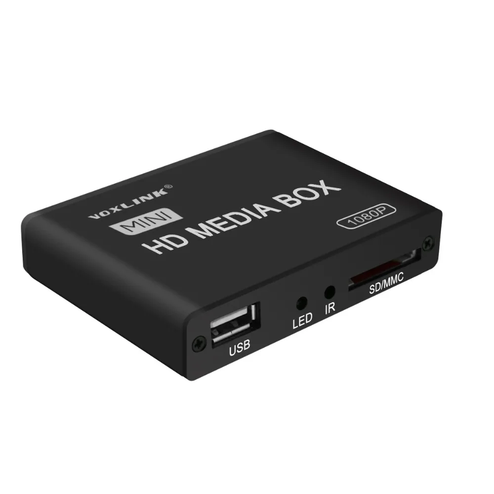 Мультимедиа Mini HDMI 1080P Full HD медиаплеер ТВ коробка с поддержкой MKV RM SD USB SDHC MMC HDD (BOXCHIP