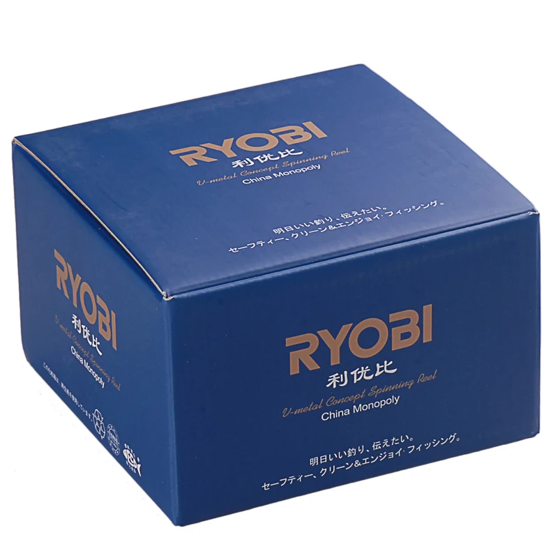 100% оригинальная японская спиннинговая Рыболовная катушка RYOBI 5 2: 1/3 + 1BB Carretes De Pescar
