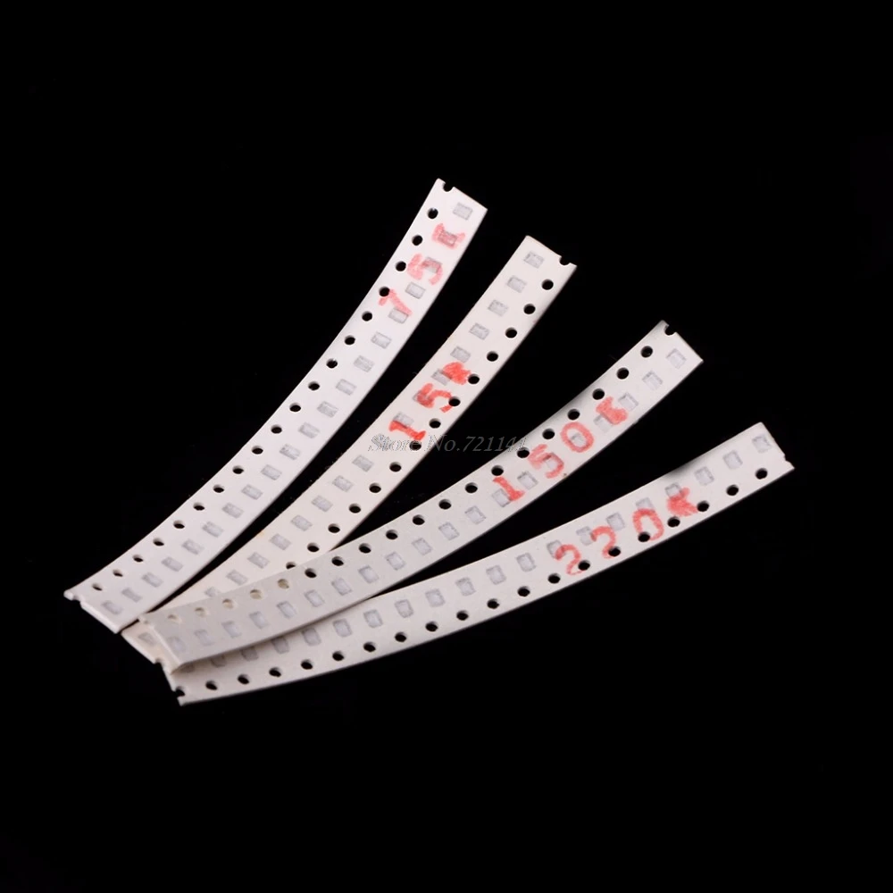 SMD резисторы 1280 шт 64 значения 0805 SMD резистор Ассортимент Комплект 5% 0ohm-10Mohm 1/8W