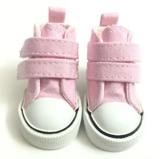 pink BEIOUFENG парусиновые кроссовки обувь для Paola Reina куклы аксессуары, 1/4 обувь для кукол BJD спортивная обувь для Corolle, мини кукольные сапоги - Цвет: pink